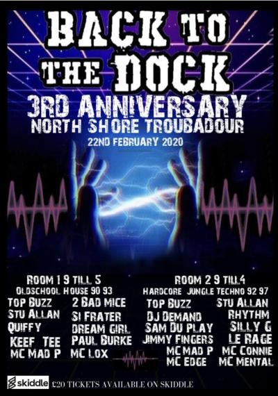 Back to the dock 3rd Anniversary 