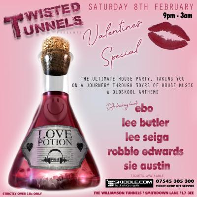 twisted tunnels love potion  liverpool